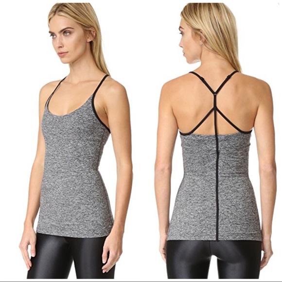 Athleta Tops - Koral @ Athleta Paradox Strap Top in Space Gray/Black S NWT